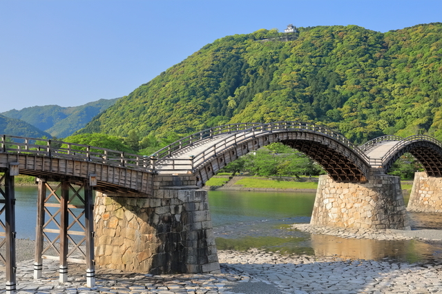 日本三名橋の一つ「錦帯橋」