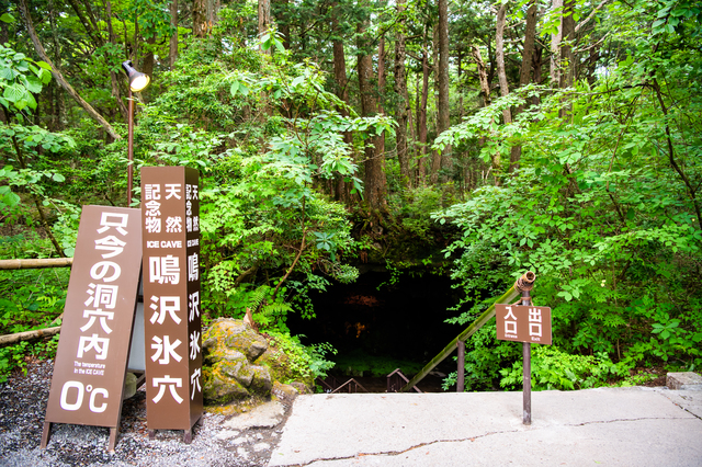 鳴沢氷穴（山梨）