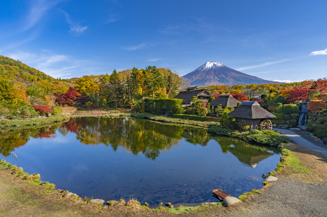 山梨・忍野八海と富士山