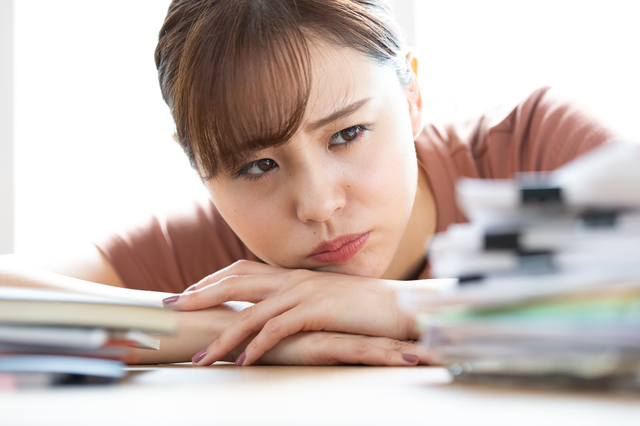 元気がない女性