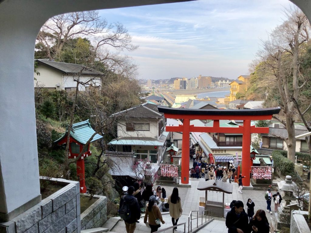 江島神社からの景色