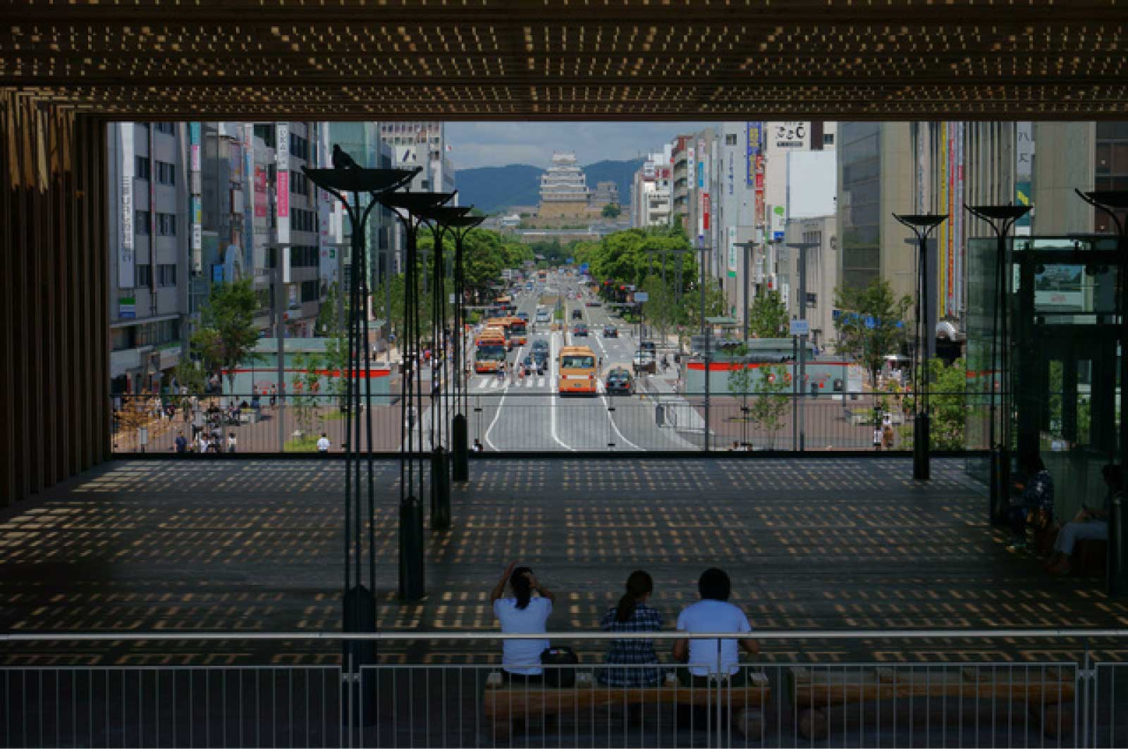 姫路駅と姫路城