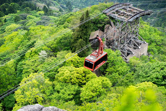 筑波山のケーブルカー