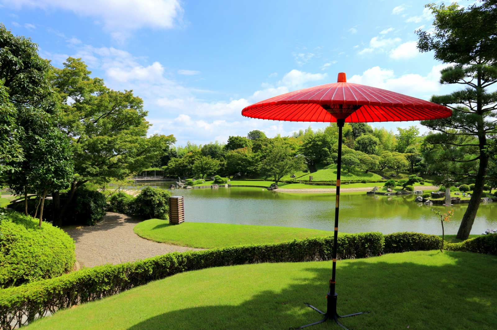 比較的新しい日本庭園