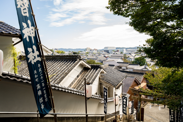 倉敷の神社（阿智神社）