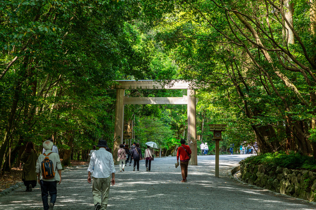 神聖な伊勢神宮