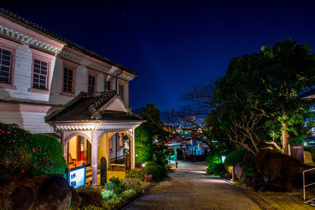 夜の長崎・グラバー園