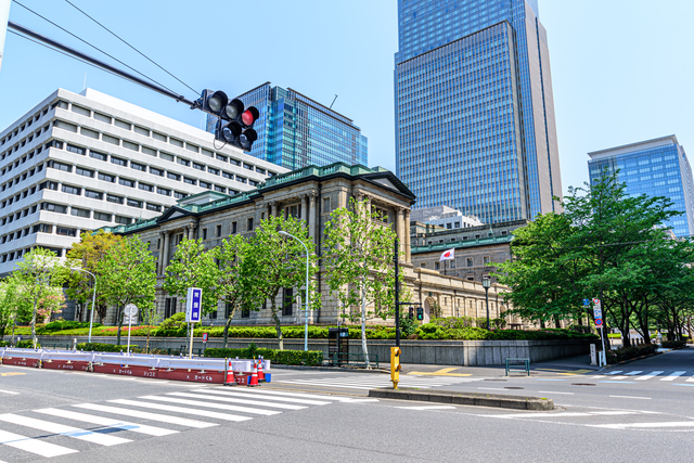 日本銀行（旧館と新館）