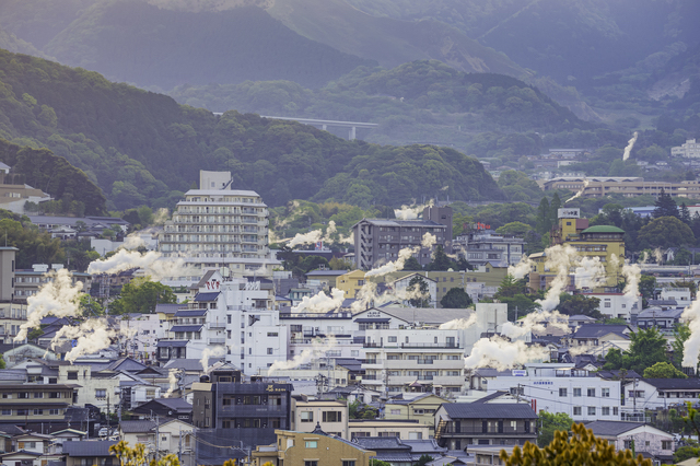 大分県別府市の温泉地