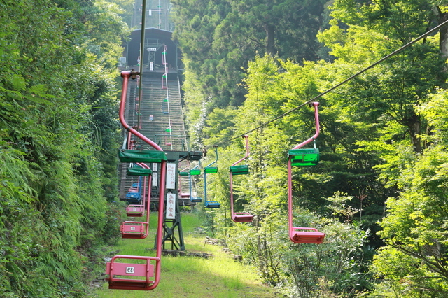 羅漢寺のリフト