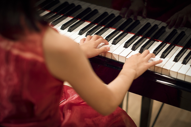 3歳の頃からピアノを習い始めた