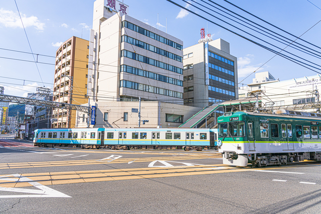 浜大津駅前の風景