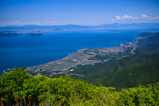 滋賀県にある琵琶湖