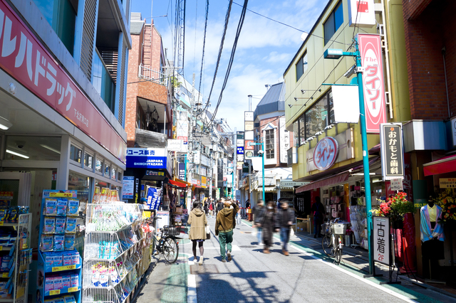 下北沢の街並み