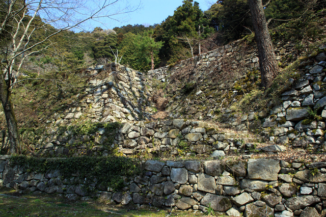 安土城址の石垣（滋賀）