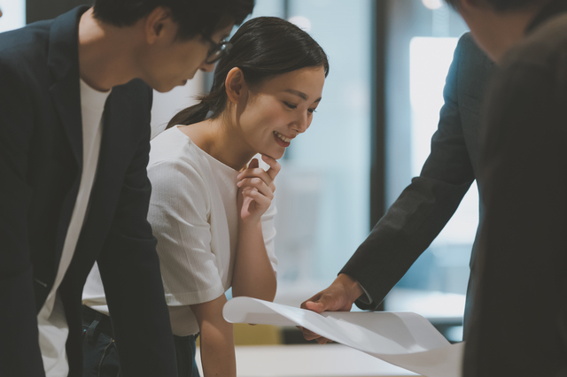 職場で出会った女性