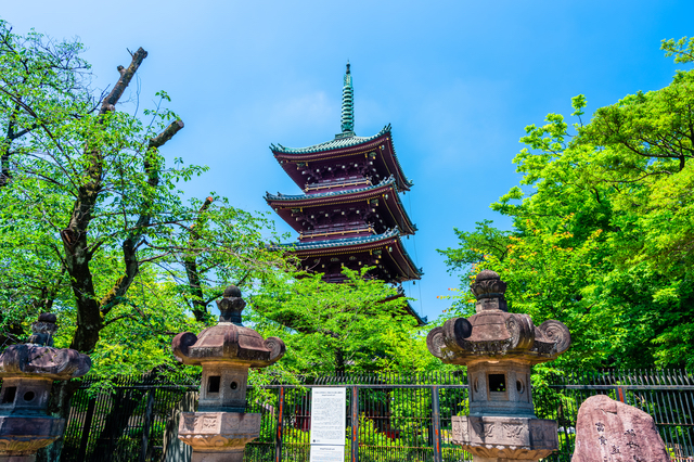 上野東照宮・五重塔