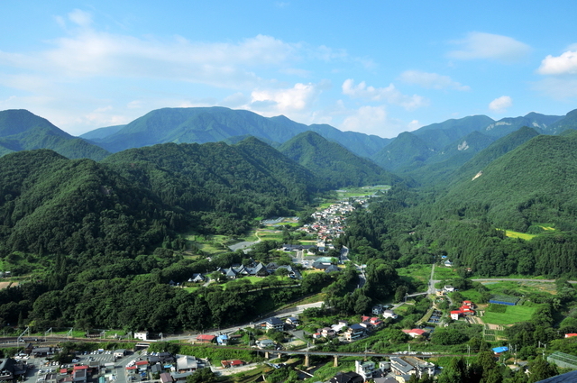 立石寺周辺の風景