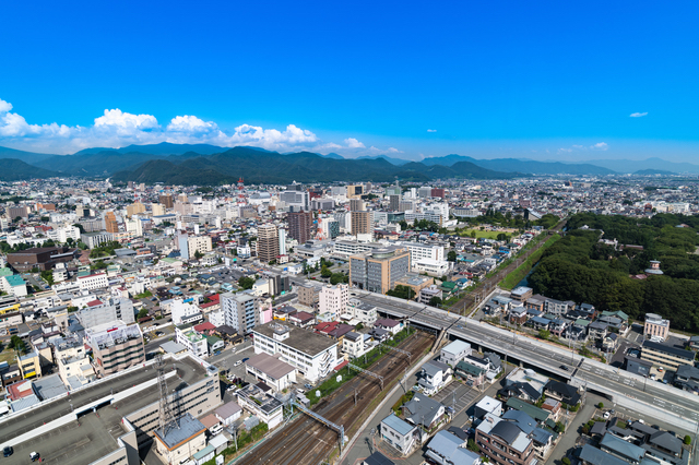 山形駅周辺の市街地