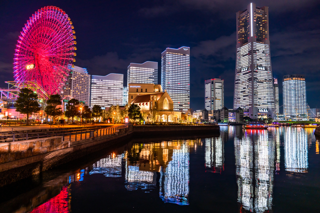 横浜の繁華街