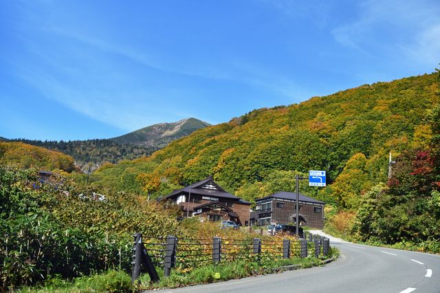 酸ヶ湯温泉に到着