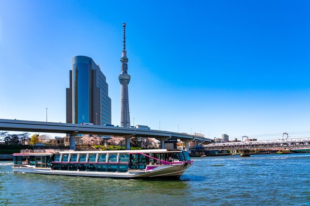 隅田川を走る東京クルーズ