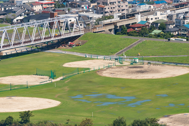 江戸川区の河川敷