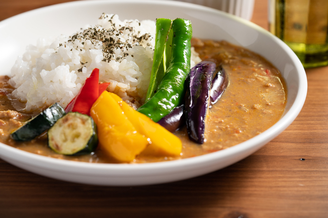 葛西で食べた夏野菜のカレー