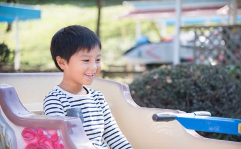 名古屋レゴランドで元気な息子