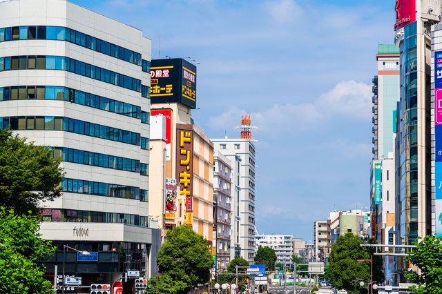 立川駅北口の風景