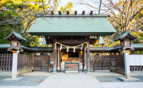 船橋大神宮の拝殿