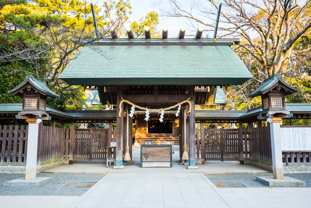 船橋大神宮の拝殿