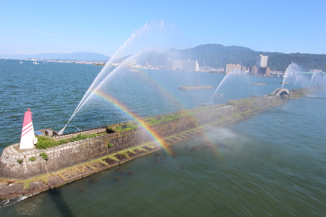 びわ湖花噴水