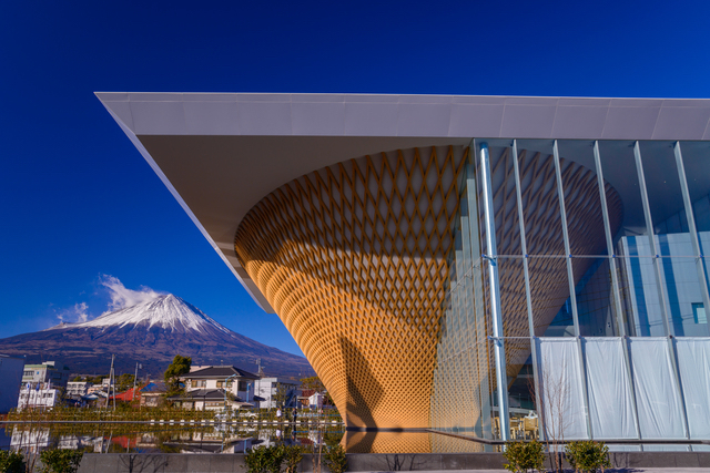 静岡県富士山世界遺産センターと富士山