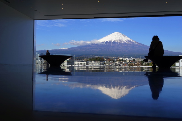 静岡県富士山世界遺産センターの展望ホール