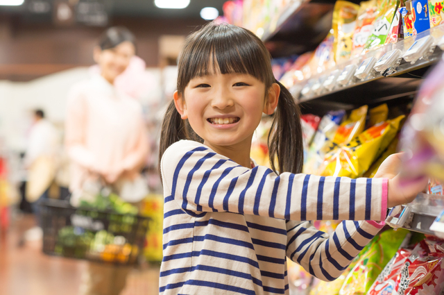 6歳の娘とお菓子