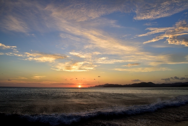 那覇の夕日