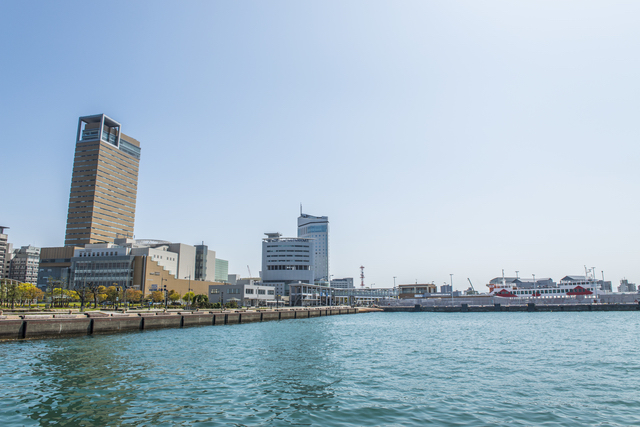 高松駅周辺の街並み