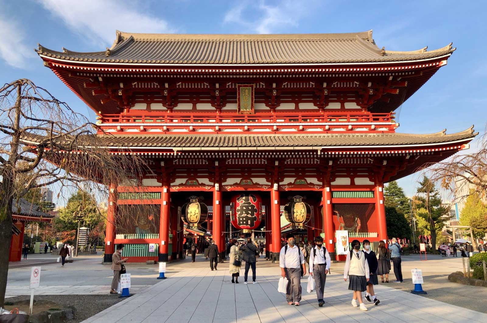 浅草寺・宝蔵門（秋）