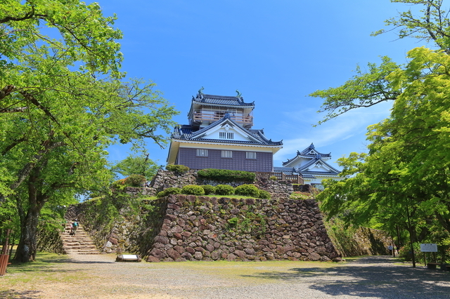 夏の越前大野城（福井）