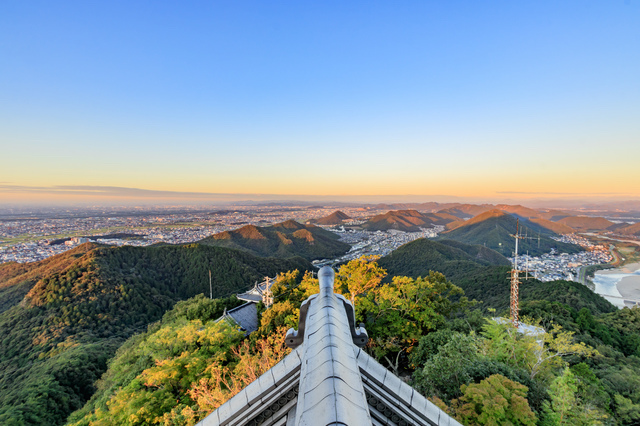 岐阜城からの夕景