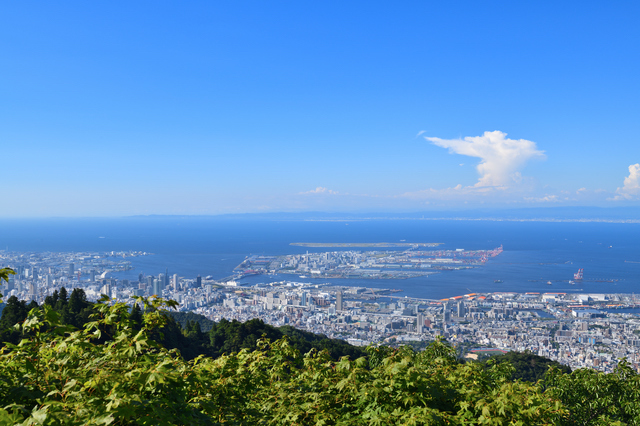 六甲山・掬星台からの景色