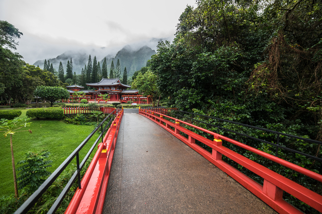 鳳凰堂までの道のり（平等院・境内）