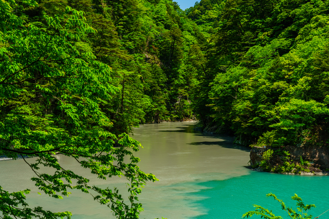 静岡・寸又峡と寸又川