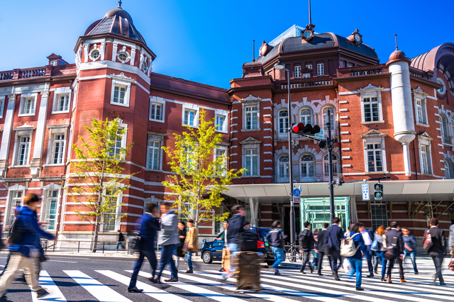 東京駅・丸の内のビジネス街